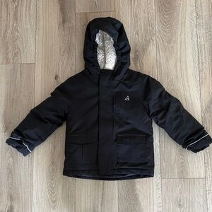 Ripzone black winter coat - 4T